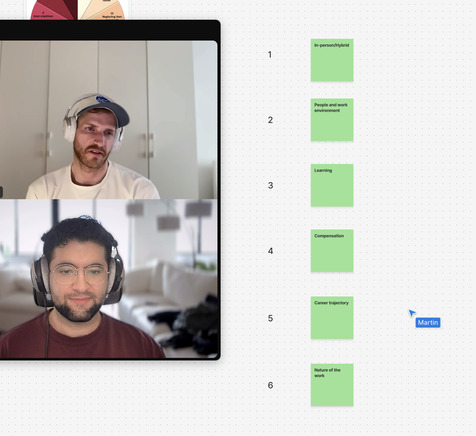 caption: Caption: A consultant-turned-designer, Martin briefed me on strategy live in FigJam